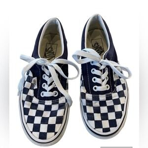 VANS Era Checkerboard Nightsky/True White Shoes - Women’s Size 6 -Men's size 4.5